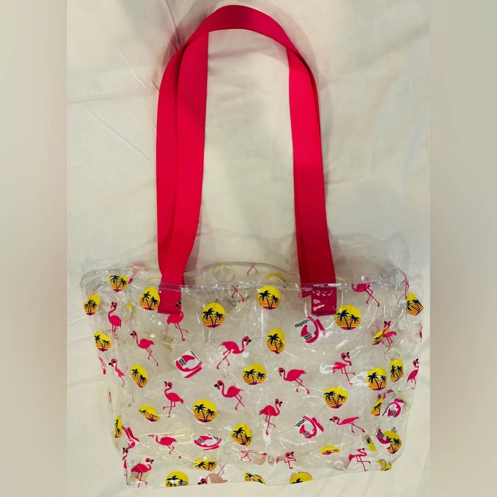 Flamingo-themed Beach Tote
